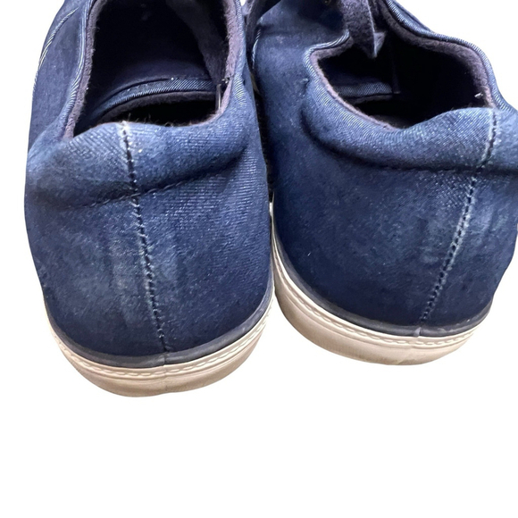 Grasshoppers Ortholite Navy Blue Canvas Sneakers Size 11M Comfort Walking Shoes - Picture 3 of 6
